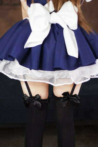 Maid outfit asian