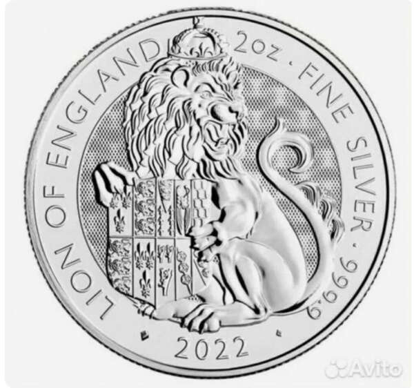 Серебряные монеты Звери Тюдоров: Лев