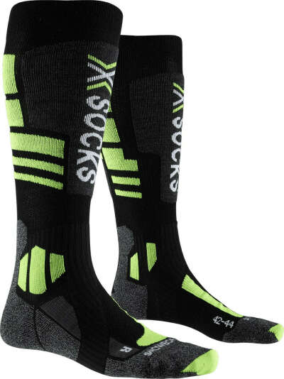 Носки X-Socks Snowboard 4.0 Black/Grey/Phyton Yellow