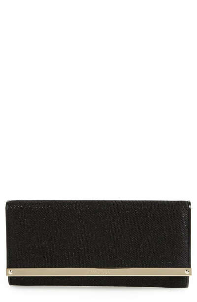 Jimmy Choo &#039;Milla&#039; Glitter Lamé Wallet on a Chain | Nordstrom