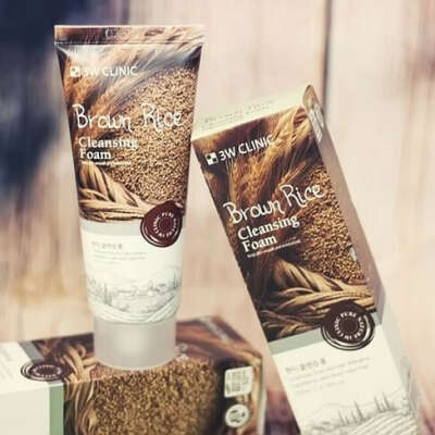 Очищающая пенка с экстрактом бурого риса 3W Clinic Brown Rice Cleansing Foam