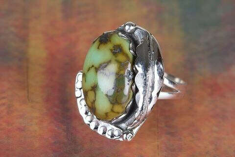 Buy Gemstone and Sterling Silver Ring Online at Best Price