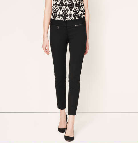 LOFT Bi-Stretch Cropped Pants in Zoe Fit