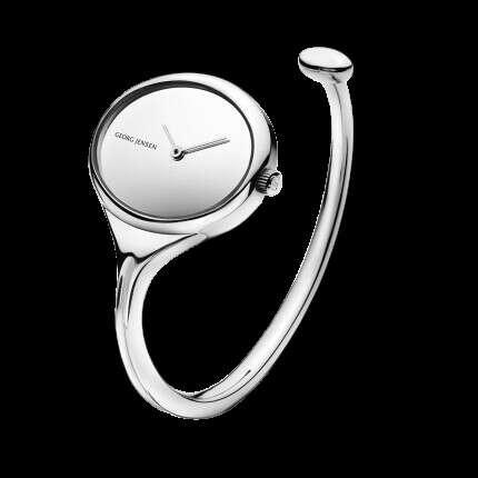 GEORG JENSEN watch - OVAL BANGLE 328 - Mirror dial