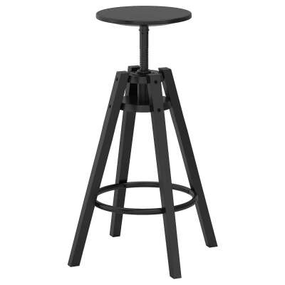 DALFRED ДАЛЬФРЕД Барний стілець, чорний, 63-74 см - IKEA