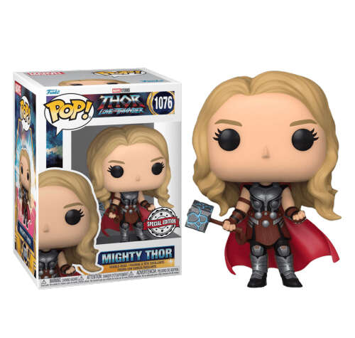 Фигурка Могучий Тор Джейн Фостер без шлема (Mighty Thor Unmasked (Эксклюзив Books A Million)) — Funko POP