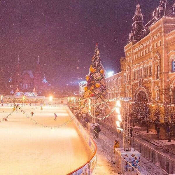 Съездить в Москву на новогодние каникулы