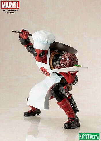 Фигурка Дэдпула — Kotobukiya ARTFX+ 1/10 Cooking Deadpool