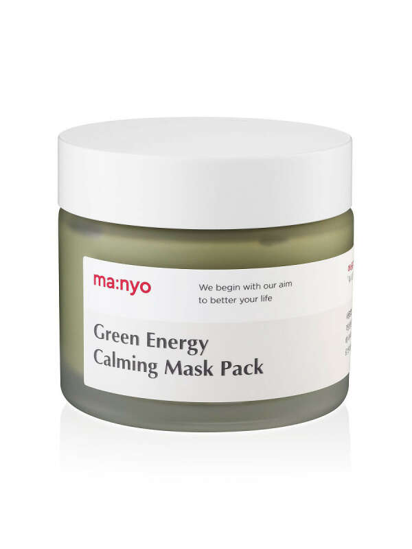 Маска для лица с экстрактом зеленого чая Green energy calming mask pack, MANYO FACTORY