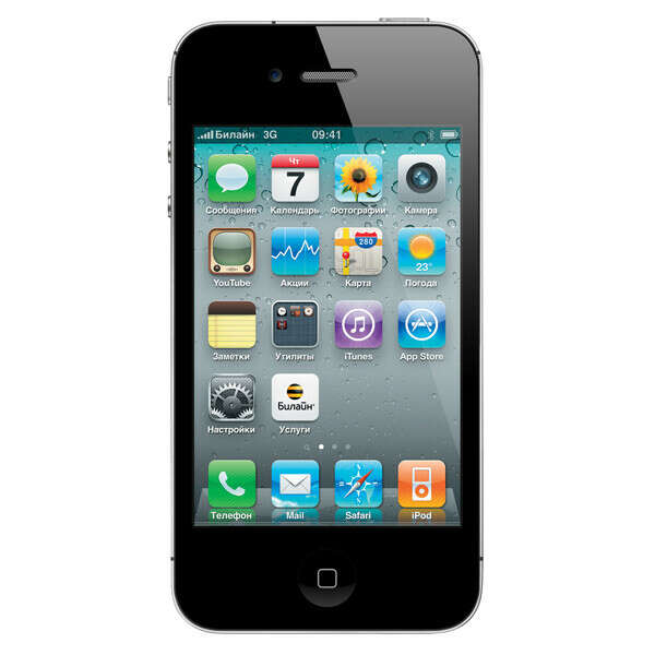 Смартфон Apple iPhone 4S 16Gb Black (MD235RU/A)