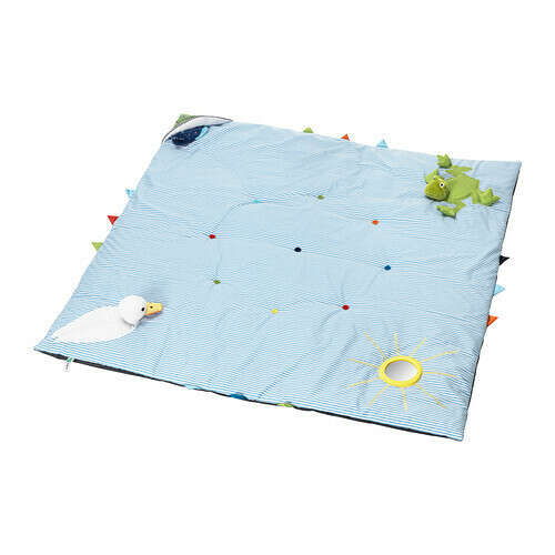 ЛЕКА
Детский коврик, синий,
118x118 cm