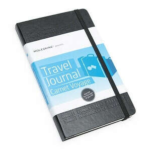 Записная книжка Moleskine Passions Travel Journal Large (13x21см), черная