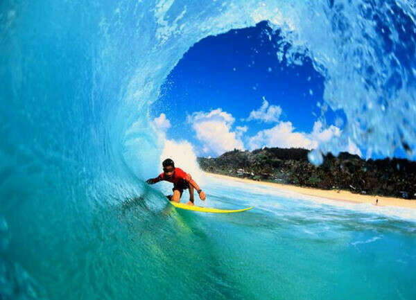 Ride the surf