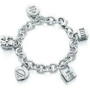 Браслет Tiffany & Co Icons lock charm bracelet [0160]