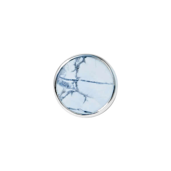 Кольцо SMALL из серебра с турквенитом, из коллекции Planets