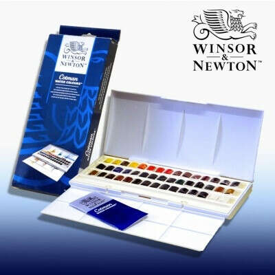 Акварельные краски Winsor & Newton 45 цветов