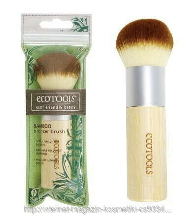 Кисть кабуки для макияжа лица,Bamboo Bronzer Brush,ECOTOOLS