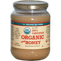 Y.S. Eco Bee Farms, 100% Органический сырой мед, 2,0 фунта (907 г)