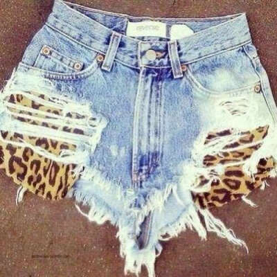 shorts leopard