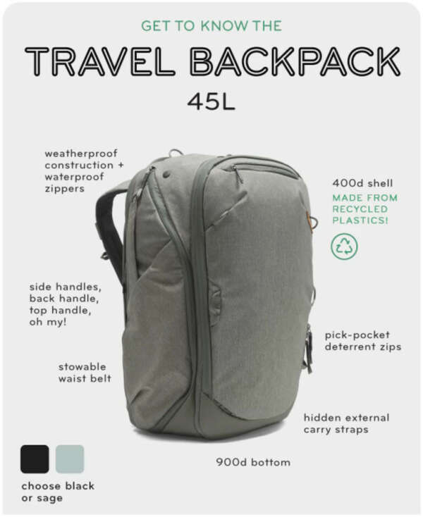 Peak Design Travel Line Backpack 45L