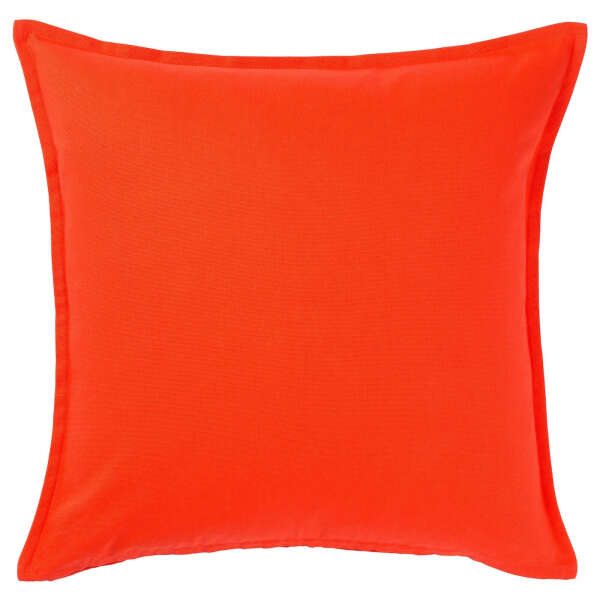ГУРЛИ                              Чехол на подушку, ярко-оранжевый, 50x50 см
