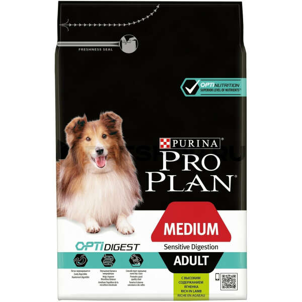 Корм для собак "Purina Pro Plan с ягненком", 3кг.