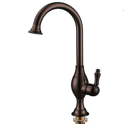 Antique Brass Standard Spout Other Ordinary Kitchen Faucet– FaucetSuperDeal.com