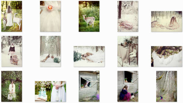 fairytale postcard set - 15 postcards