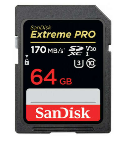 Карта памяти SanDisk Extreme Pro SDXC 64GB