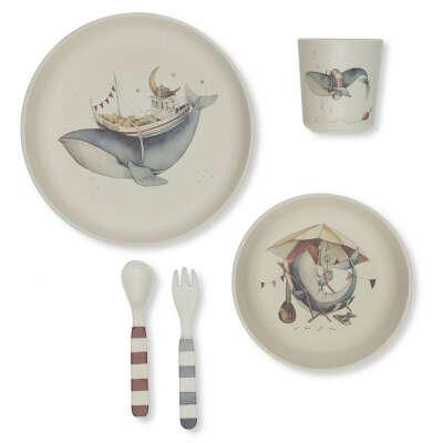 Coffret Repas 5 Pièces - Baleine