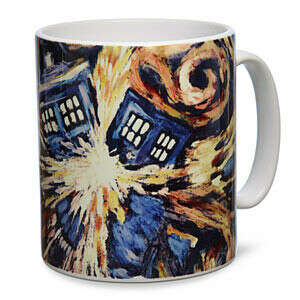 Doctor Who Van Gogh TARDIS Mug