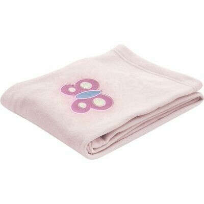 Bebesit Cobertor Polar Flor rosado 127x91 cm