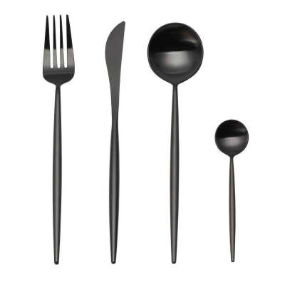 Набор столовых приборов Xiaomi Maison Maxx Stainless Steel Modern Flatware Set (Black