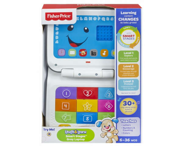 Обучающий ноутбук Fisher Price с технологией Smart Stages