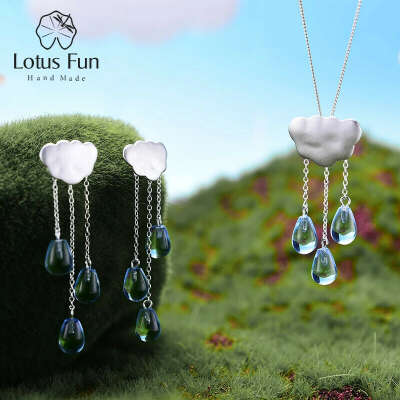 Sterling Silver Handmade Fine Jewelry Ethnic Cloud