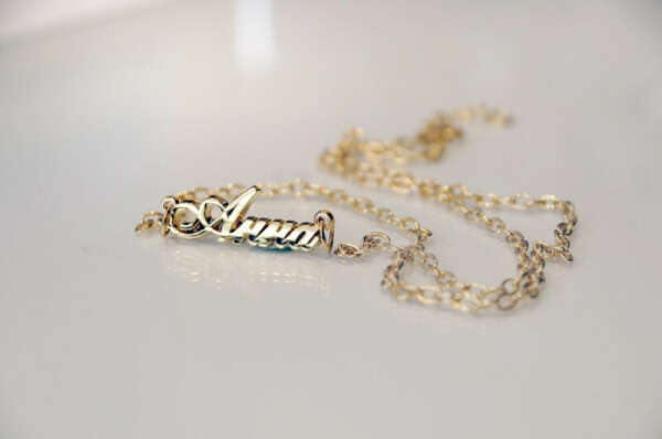 Necklace with name