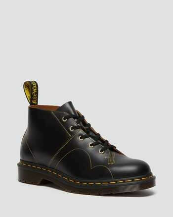 DR MARTENS CHURCH SMOOTH LEATHER MONKEY BOOTS