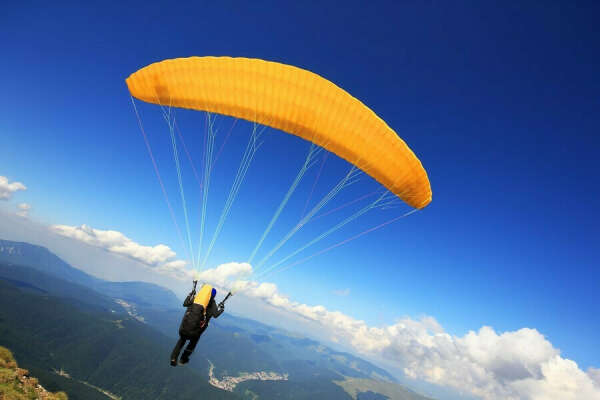 прыжок с парашютом (или всякие такие активные вещи)