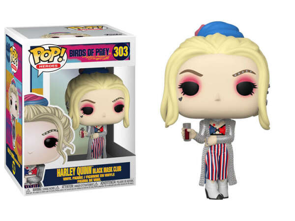 Pop! Heroes: Birds of Prey - Harley Quinn (Black Mask Club)