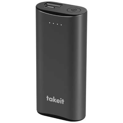 Внешний аккумулятор Takeit Steel 5200 mAh Grey (TKTPBSTEEL5200GREY)