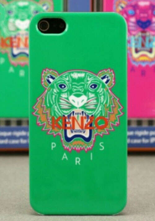 Kenzo Tiger case for iPhone 5(green)