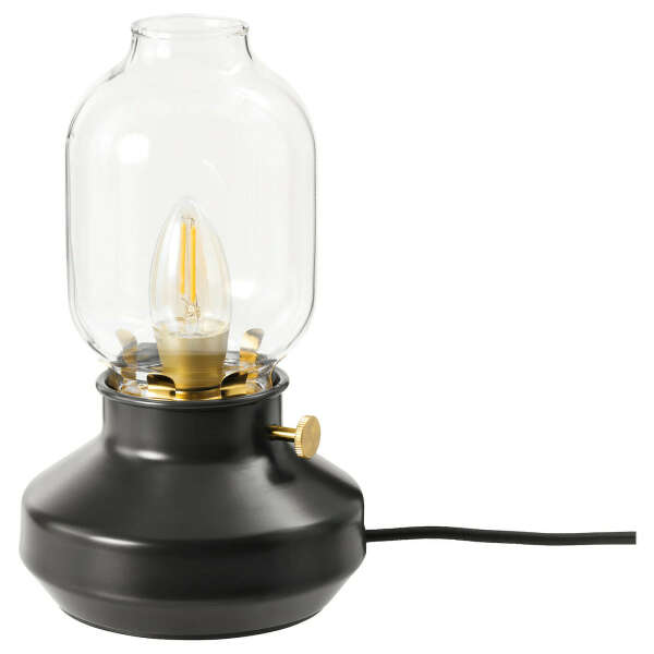 ТЭРНАБИ Лампа настольная, черный антрацит купить онлайн в интернет-магазине - IKEA