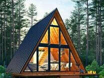 A-frame дом