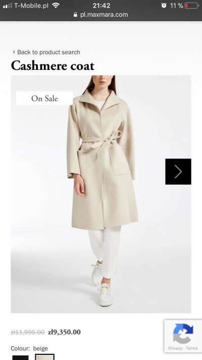 Max Mara cashmere coat