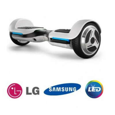 6.5INCH HOVERBOARD GOCLEVER PORSCHE SILVER 3368