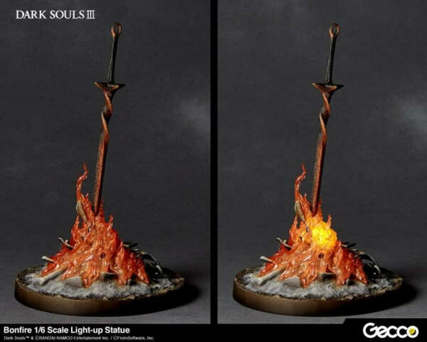 Dark Souls 3 Bonfire 1/6 Scale Light-up Statue