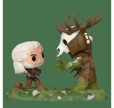 Фигурка Геральт против Лешего (Geralt vs Leshen Game Moments (Эксклюзив GameStop)) — Funko POP