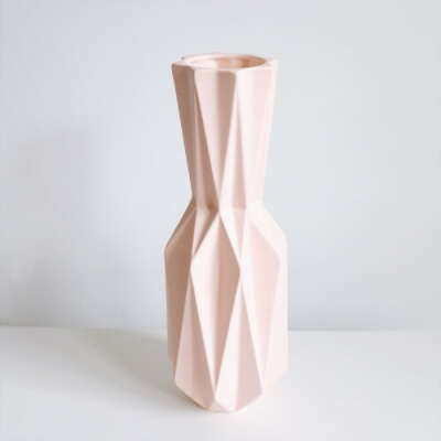 Большая ваза, розовая