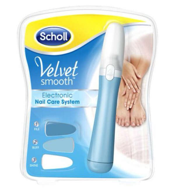 Пилка для ногтей Scholl velvet smooth