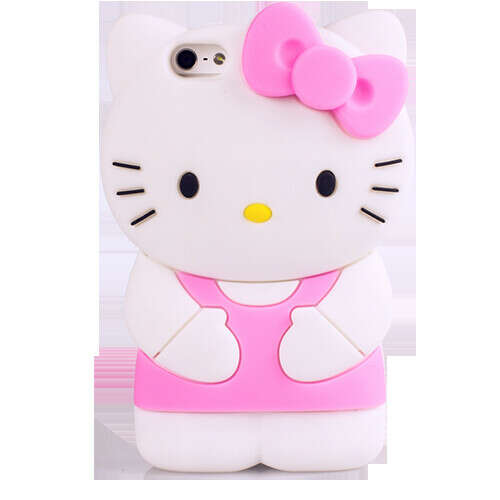 Силиконовый чехол для iPhone 5 Hello, Kitty